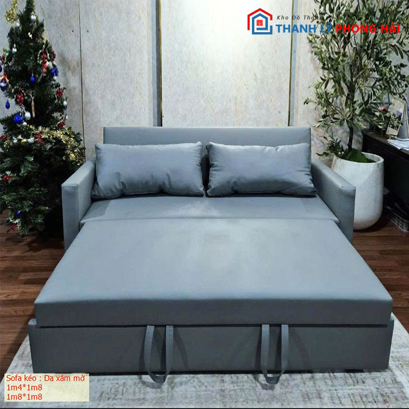 bang-sofa-bed-boc-da-gap-gon-4-1 Băng Sofa Bed Bọc Da Gấp Gọn Mới 99% (Nhiều Màu)