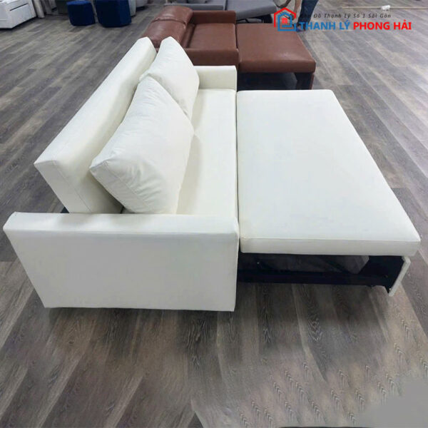 Băng Sofa Bed Bọc Da Gấp Gọn Mới 99% (Nhiều Màu)