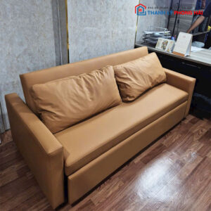 Băng Sofa Bed Bọc Da Gấp Gọn Mới 99% (Nhiều Màu)