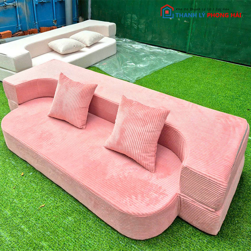 bang-sofa-bed-nhung-tam-moi-99-1 Băng Sofa Bed Nhung Tăm Mới 99% (Nhiều Mẫu)