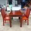 Bộ Bàn Ăn 1m2 Gỗ Tự Nhiên Cũ