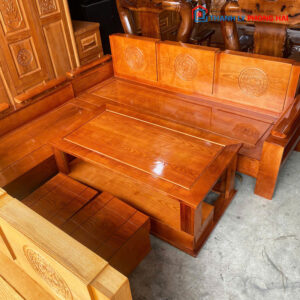 Thanh Lý Bộ Salon 2m Góc L Gỗ Sồi Mới 99% (Nhiều Màu)