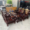 Bộ Salon Gỗ Tay 8 Khảm Xà Cừ Cũ
