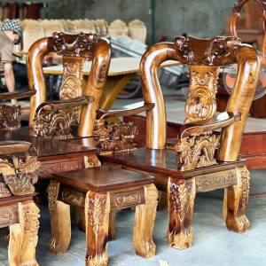 Bộ Salon Gỗ Tràm Tay 10 Mới 99%
