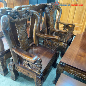 Bộ Salon Gỗ Tràm Tay 10 Mới 99%