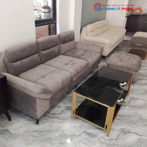 Bộ Sofa Da - Vải Nhung Sang Trọng Mới 99% (Nhiều Mẫu)