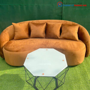 Thanh Lý Bộ Sofa Nhung Cong Mới 99% (Nhiều Màu)