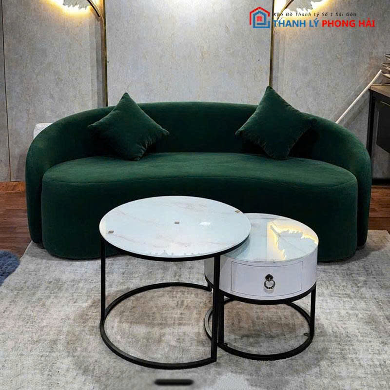 bo-sofa-nhung-cong-moi-99-nhieu-mau Thanh Lý Bộ Sofa Nhung Cong Mới 99% (Nhiều Màu)