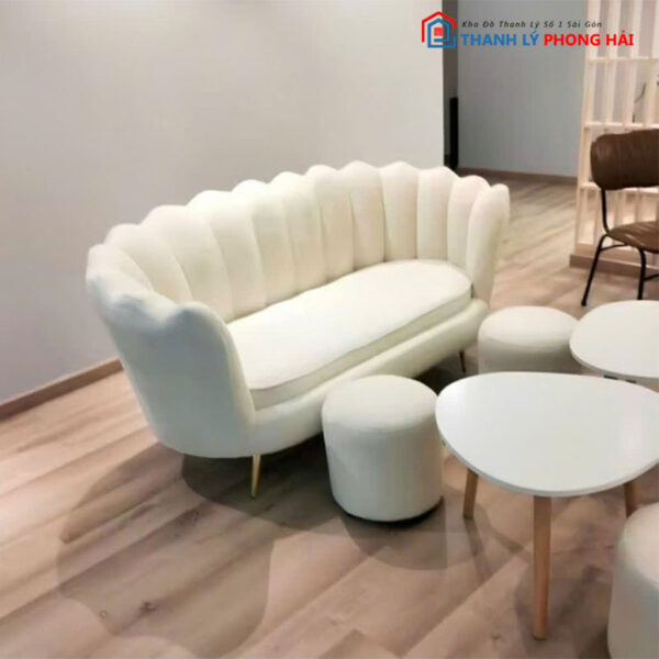 Bộ Sofa Nhung Vỏ Sò Nhiều Mẫu Mới 99%