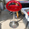 Ghế Bar Đỏ Chân Cao Cũ