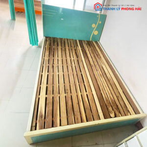 Giường Gỗ 1m4 Nhỏ Gọn Cũ