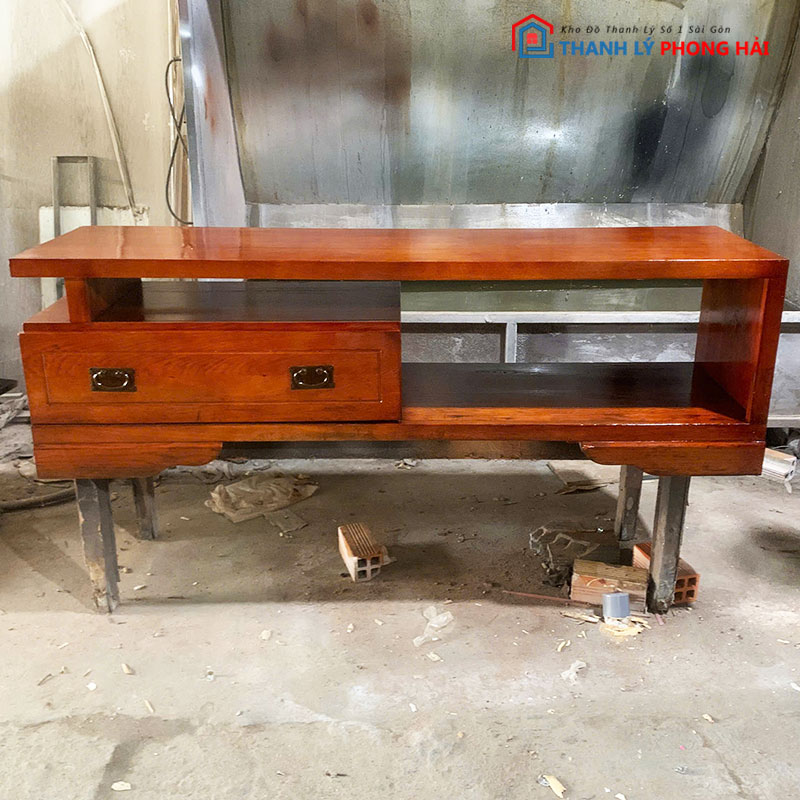 ke-tivi-go-cu-don-gian-2-kich-thuoc-2 Kệ Tivi Gỗ Cũ Đơn Giản (2 Kích Thước)