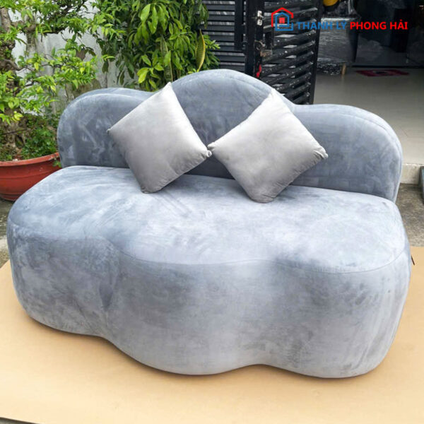 Thanh Lý Sofa Đám Mây 1m4 Xám Mới 99%