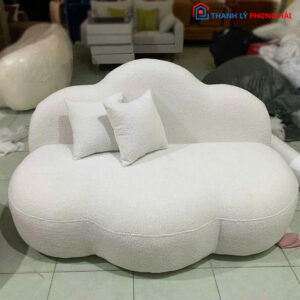 Sofa Đám Mây Bọc Lông Cừu Nhiều Mẫu Mới 99%