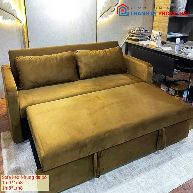 sofa-giuong-boc-gan-tam-1-1 Thanh Lý Sofa Bed Gấp Thông Minh Nhiều Màu Mới 99%