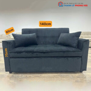 Thanh Lý Sofa Giường Bọc Gân Tăm Mới 99%