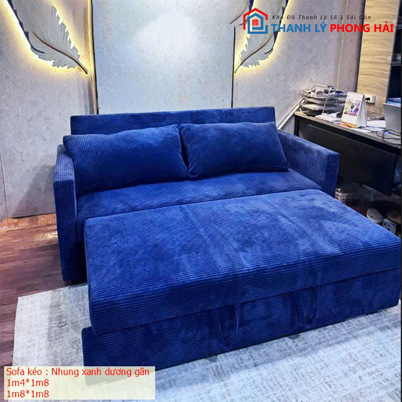 sofa-giuong-boc-gan-tam-5-1 Thanh Lý Sofa Bed Gấp Thông Minh Nhiều Màu Mới 99%
