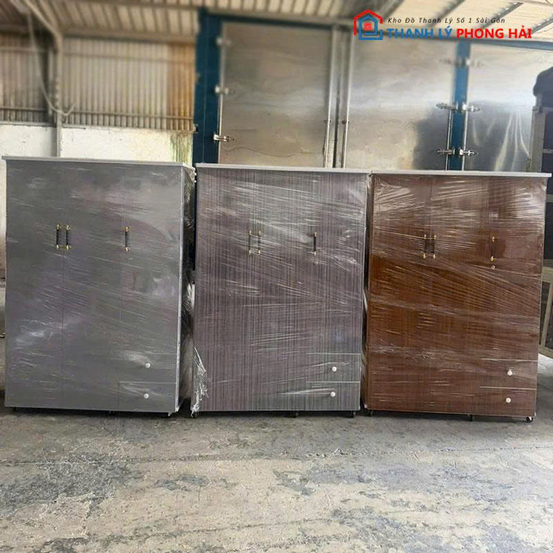 tu-ao-nhua-3-canh-1m2-moi-99 (1) Tủ Áo Nhựa 3 Cánh 1m2 Mới 99% (Nhiều Màu)