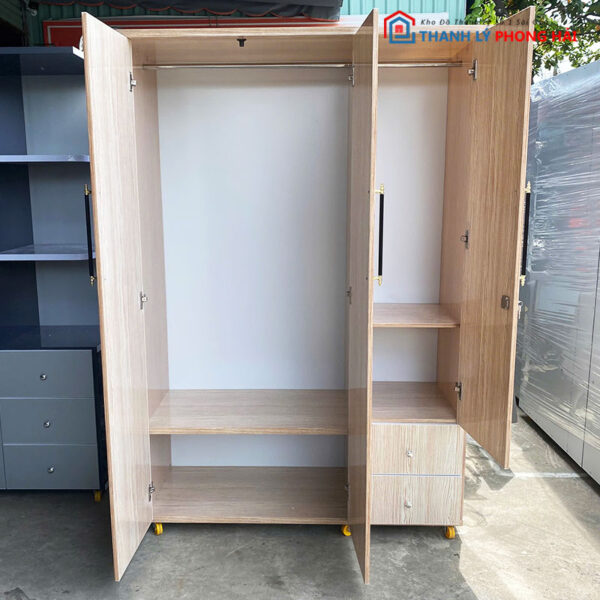 Tủ Áo Nhựa 3 Cánh 1m2 Mới 99%