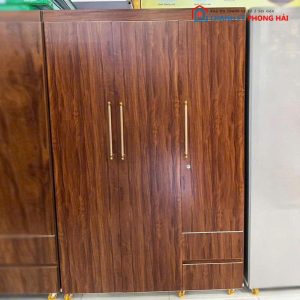 Tủ Áo Nhựa 3 Cánh 1m2 Mới 99% (Nhiều Màu)