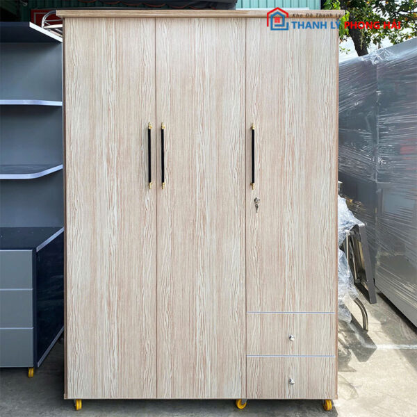 Tủ Áo Nhựa 3 Cánh 1m2 Mới 99%