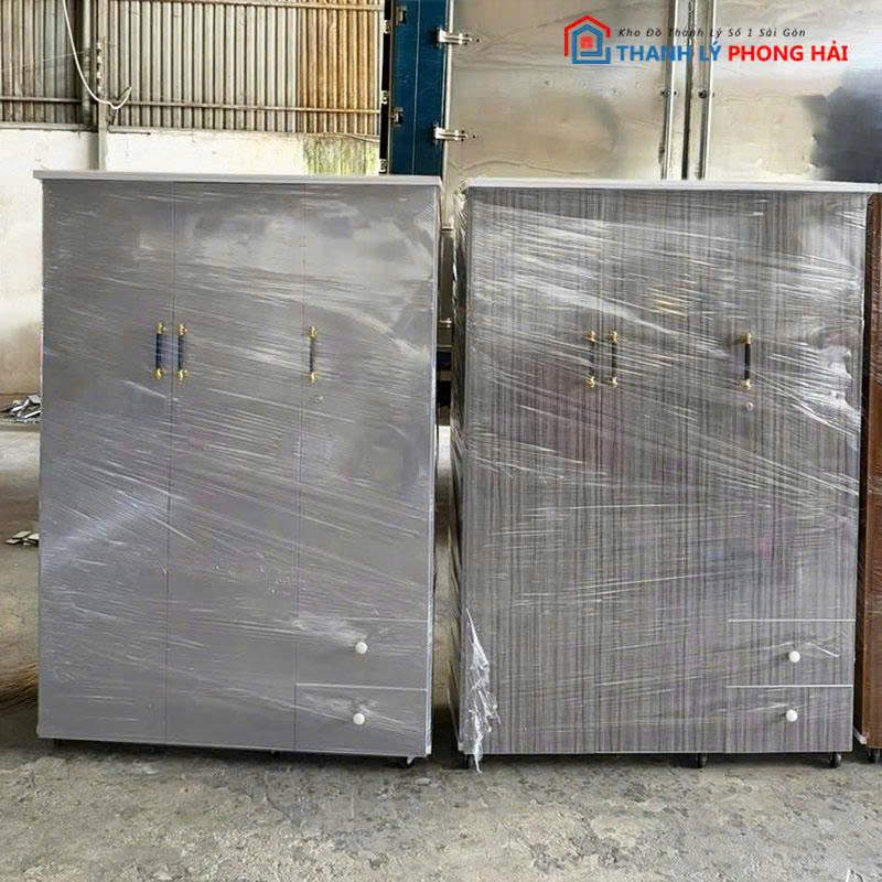 tu-ao-nhua-3-canh-1m2-moi-99 (3) Tủ Áo Nhựa 3 Cánh 1m2 Mới 99% (Nhiều Màu)