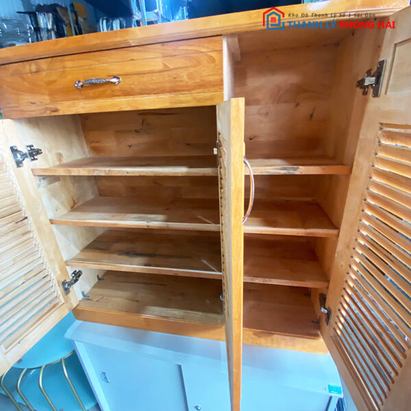 Tủ Giày Gỗ 3 Cánh 1m Nhiều Kiểu Mới 99%