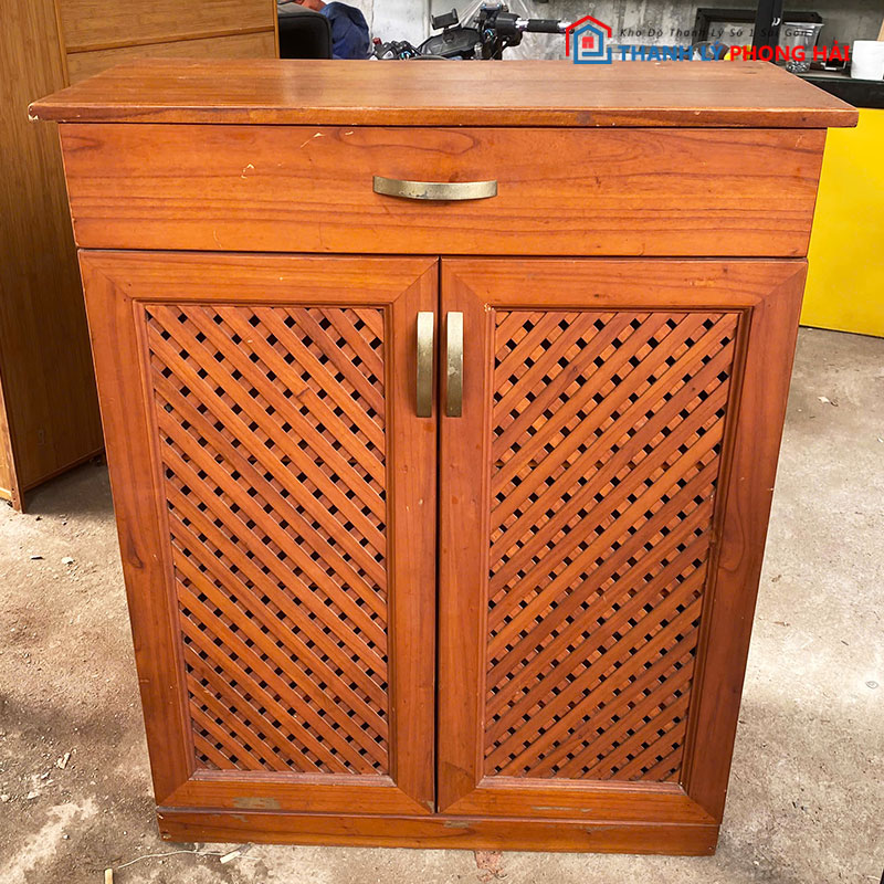 tu-giay-go-tu-nhien-80cm-cu-2 Tủ Giày Gỗ Tự Nhiên 80cm Cũ