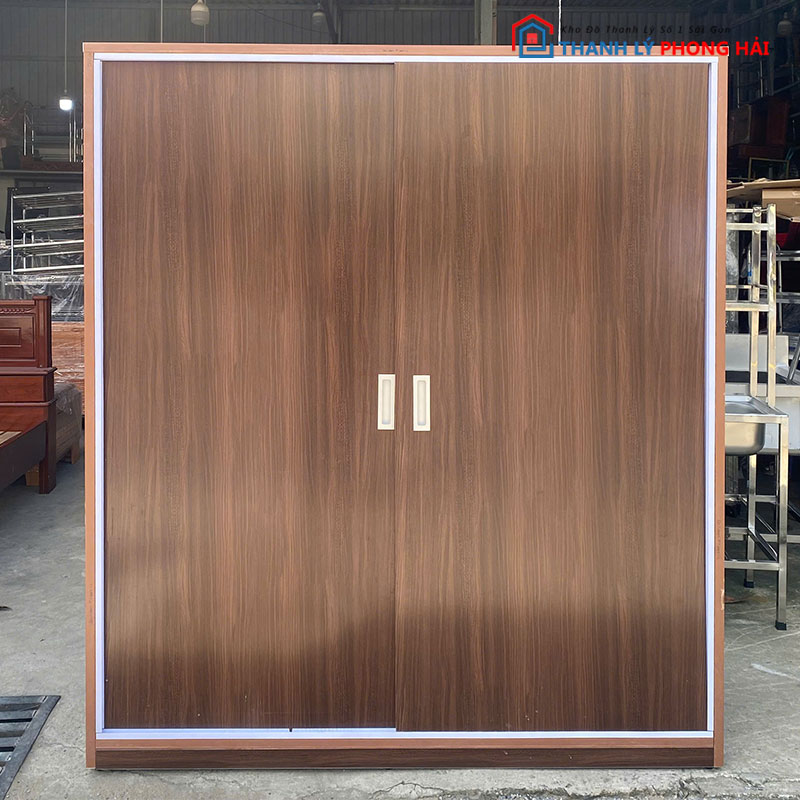 tu-quan-ao-nhua-1m6-cua-lua-cu-2 Tủ Quần Áo Nhựa 1m6 Cửa Lùa Cũ