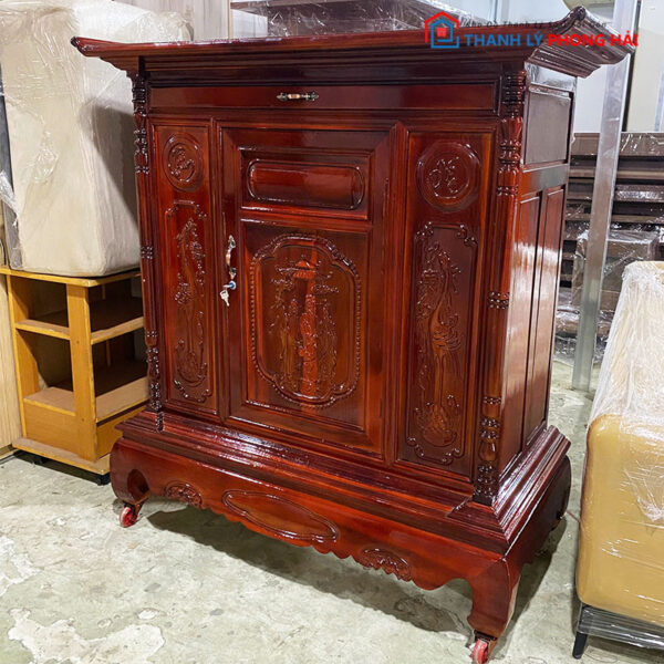 Tủ Thờ Tràm Tâm Đức 1m27 Mới 99%