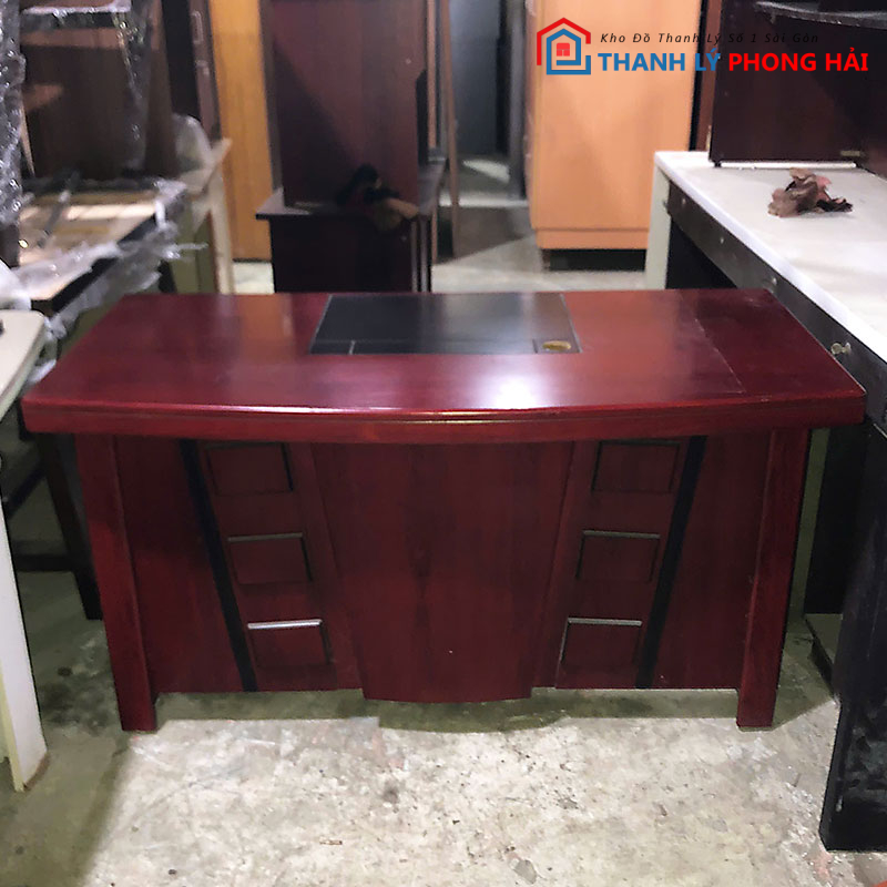 ban-giam-doc-co-bung-che-kieu-dang-sang-trong-cu-1 Bàn Giám Đốc 1m4 Có Bửng Che, Kiểu Dáng Sang Trọng Cũ