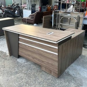 Bàn Giám Đốc Góc L 1m6 Kèm Hộc Hồ Sơ