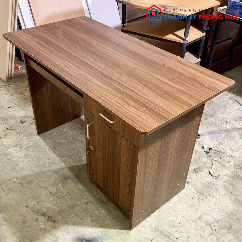 ban-lam-viec-1m2-co-ngan-ban-phim-1-2 Bàn Làm Việc 1m2 Có Ngăn Bàn Phím Mới 99%