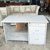 Bàn Làm Việc 1m2 Màu Trắng Cũ