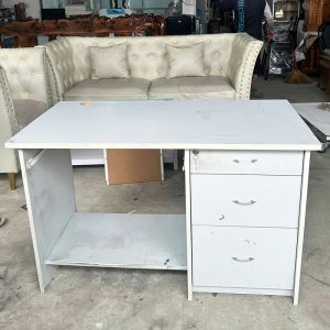 Bàn Làm Việc 1m2 Màu Trắng Cũ