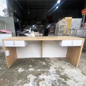 Bàn Làm Việc 1m7 Cũ Gỗ MDF Kèm Hộc Kéo