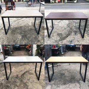 Bàn Làm Việc Chân Sắt Chữ U 1m2 Mới 99% (Nhiều Màu)