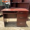 Bàn Làm Việc Kèm Tủ Hồ Sơ 1m Màu Đỏ Cũ