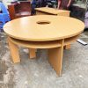 Bàn Làm Việc Tròn 1m5 Tiện Lợi Cũ