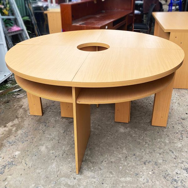 Bàn Làm Việc Tròn 1m5 Tiện Lợi Cũ
