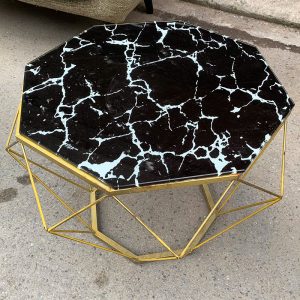 Bàn Sofa Kim Cương Cũ Mặt Vân Đá