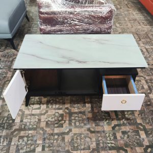 Bàn Sofa Mặt Đá 1m – 1m2 Có Hộc Chứa Mới 99%
