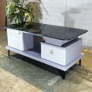 Bàn Sofa Mặt Đá 1m – 1m2 Có Hộc Chứa Mới 99%