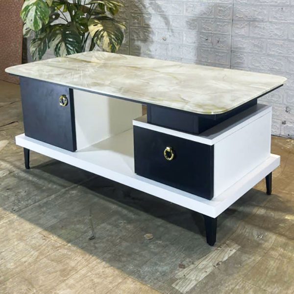 Bàn Sofa Mặt Đá 1m – 1m2 Có Hộc Chứa Mới 99%