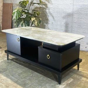 Bàn Sofa Mặt Đá 1m – 1m2 Có Hộc Chứa Mới 99%