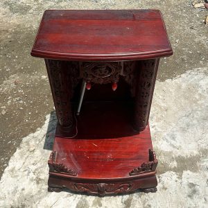 Bàn Thờ Ông Địa 47cm Bằng Gỗ Tự Nhiên Cũ