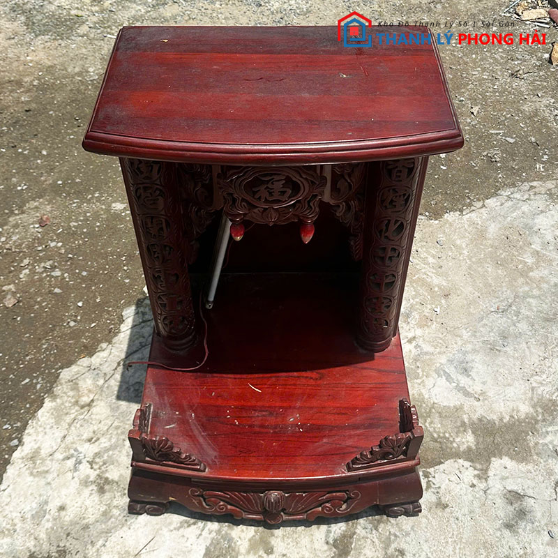 ban-tho-ong-dia-47cm-bang-go-tu-nhien-cu-2 Bàn Thờ Ông Địa 47cm Bằng Gỗ Tự Nhiên Cũ