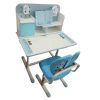 Bộ Bàn Học Cho Bé Kèm Ghế Điều Chỉnh Chiều Cao Mới 99%