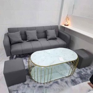 Bộ Sofa Kèm 2 Đôn Và Bàn Trà