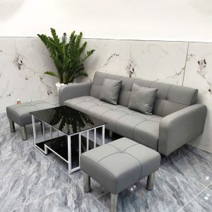 Bộ Sofa Kèm 2 Đôn Và Bàn Trà